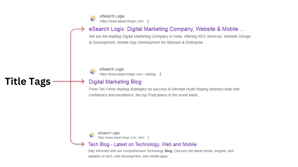 Good titles tag in seo improve the user experience and encourage more clicks
