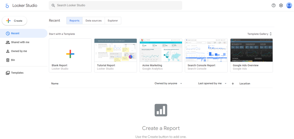 Google Data Studio is SEO reporting tool  build customized dashboards and easy-to-understand reports