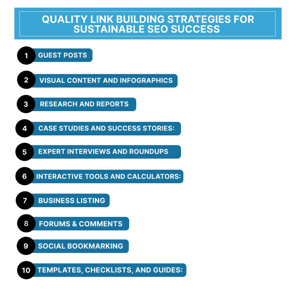 quality link building strategies for sustainable seo success