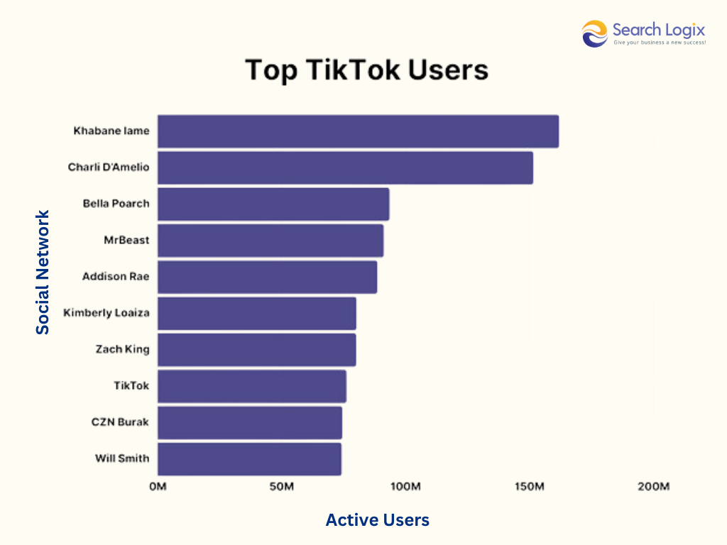 Top TikTok users