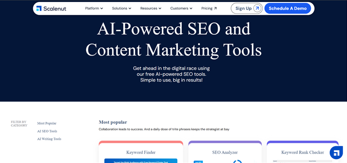 Scalenut: AI-Powered SEO and Content Marketing Platform 