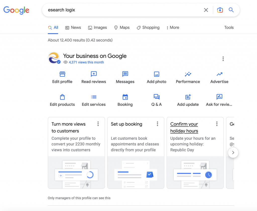 Manage Your Google Business Profile 