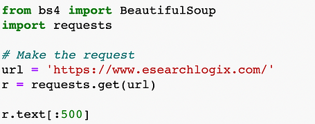 Parse the HTML with Request and BeautifulSoup