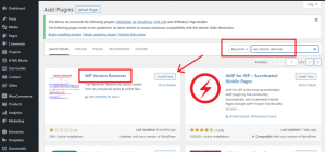Cover up your WordPress version