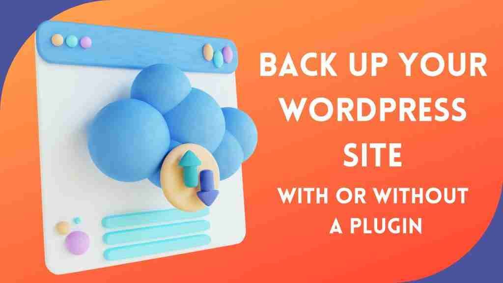Back Up Your WordPress