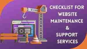 Checklist for Website Maintenance